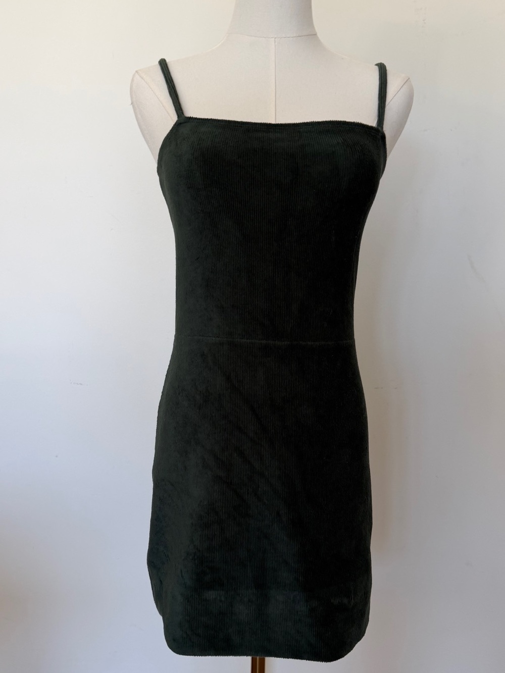 Forever 21 Dark Forest Green Mini Slip Dress